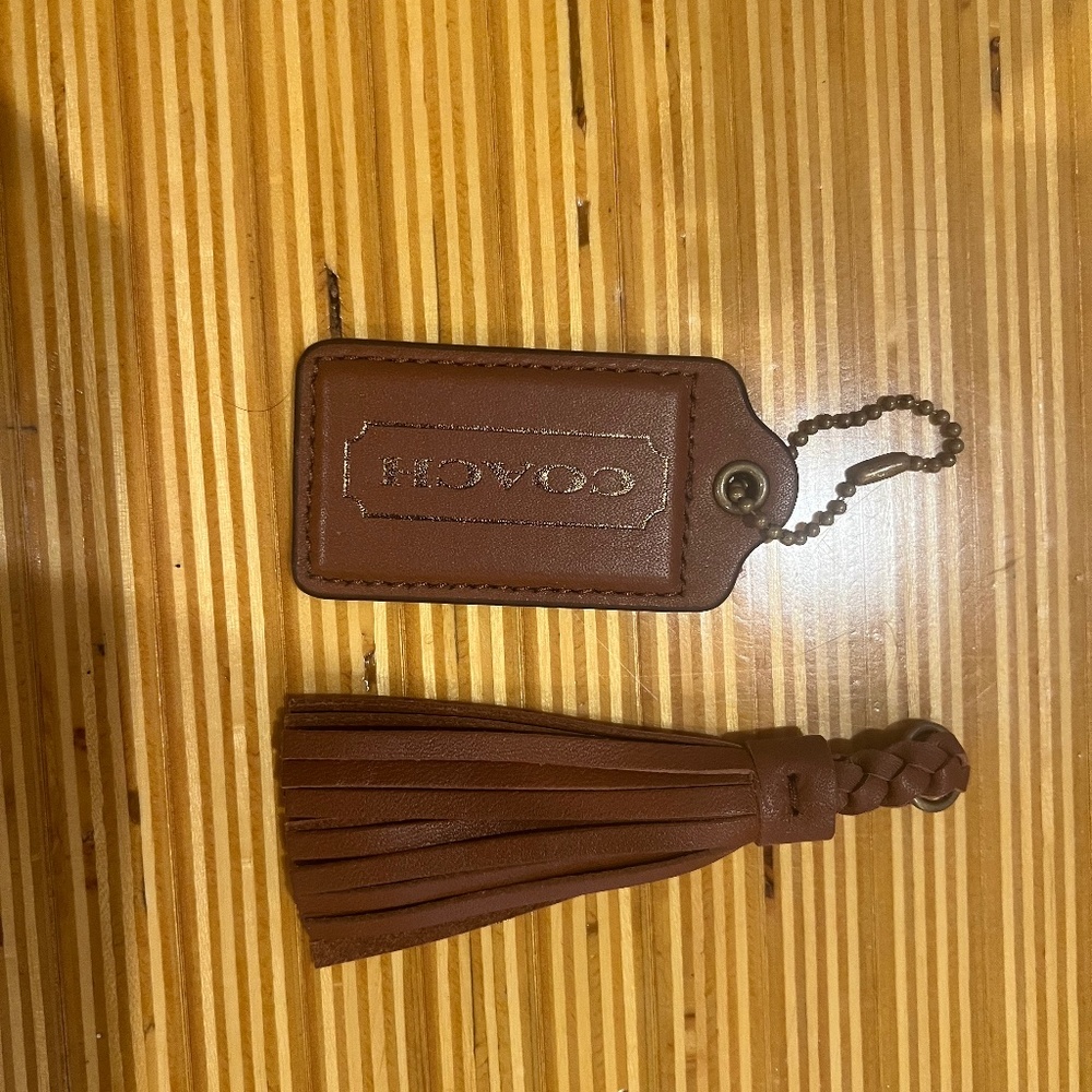 Coach Tag and Tassel